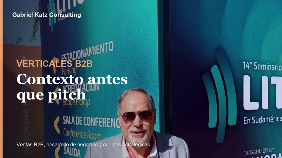 Gabriel Katz en un evento de mineria y litio en Argentina