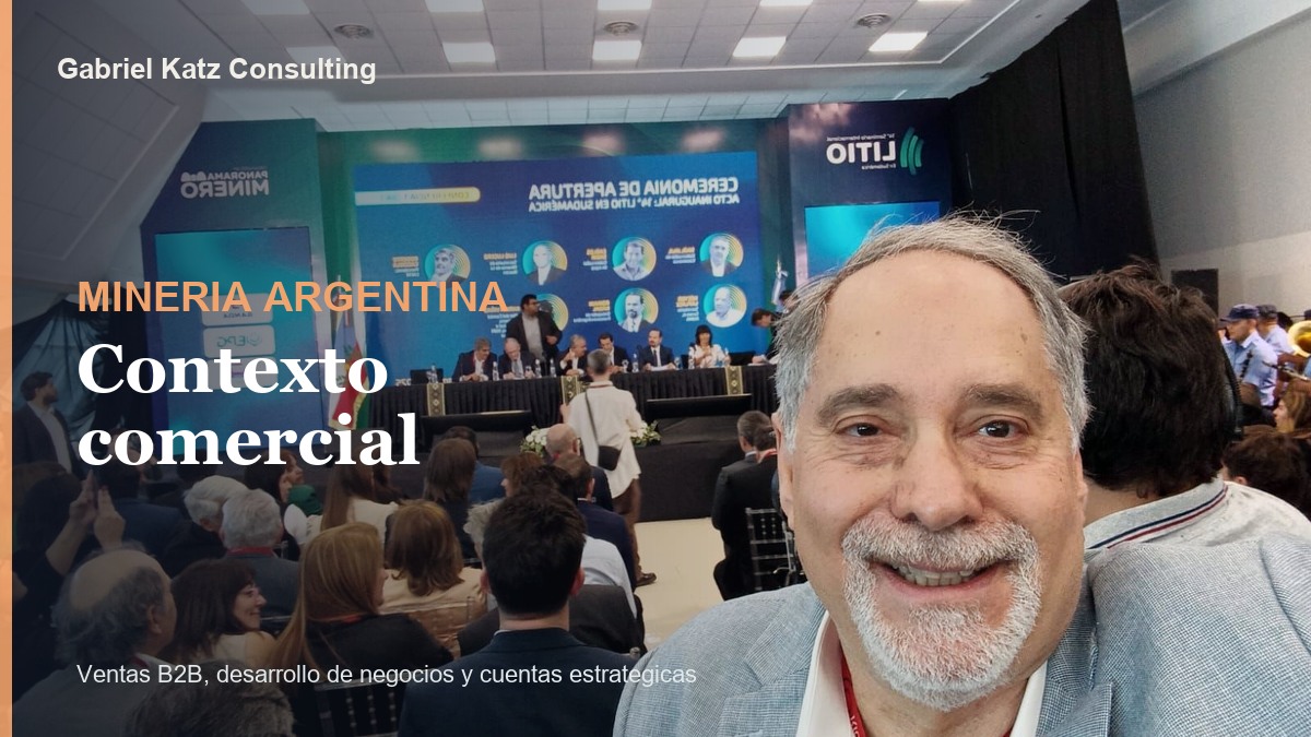 Gabriel Katz en seminario de litio y mineria en Argentina
